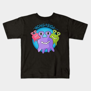 monstrick or treat smile Kids T-Shirt